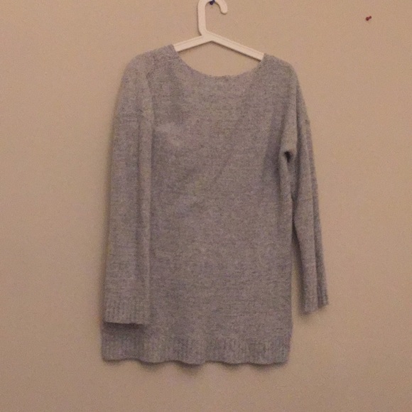 Long Grey Sweater - Picture 2 of 3